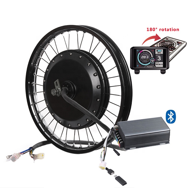 Qs Motor 273 8000W Hub Motor - 大トルク電動自転車バイク変換キット 72V 3000w 5000w 8000w 電動バイクキット