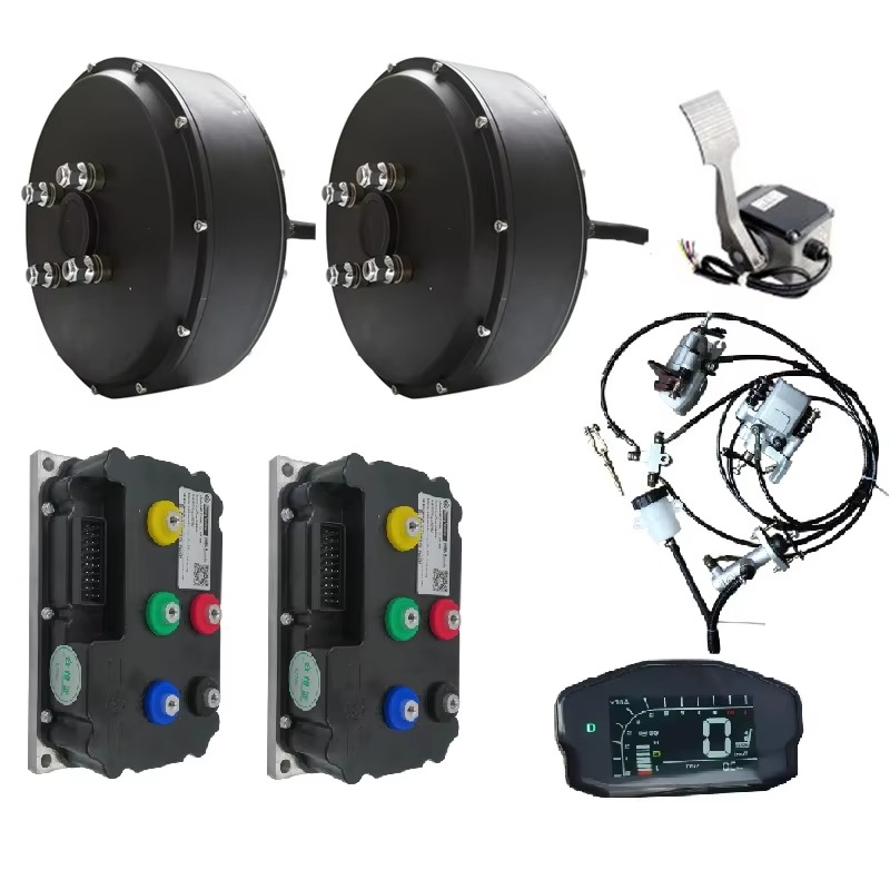 Qs Motor 273 8000W Hub Motor - デュアルQS 273 8000W 72V 電動自動車ハブモーター変換キット
