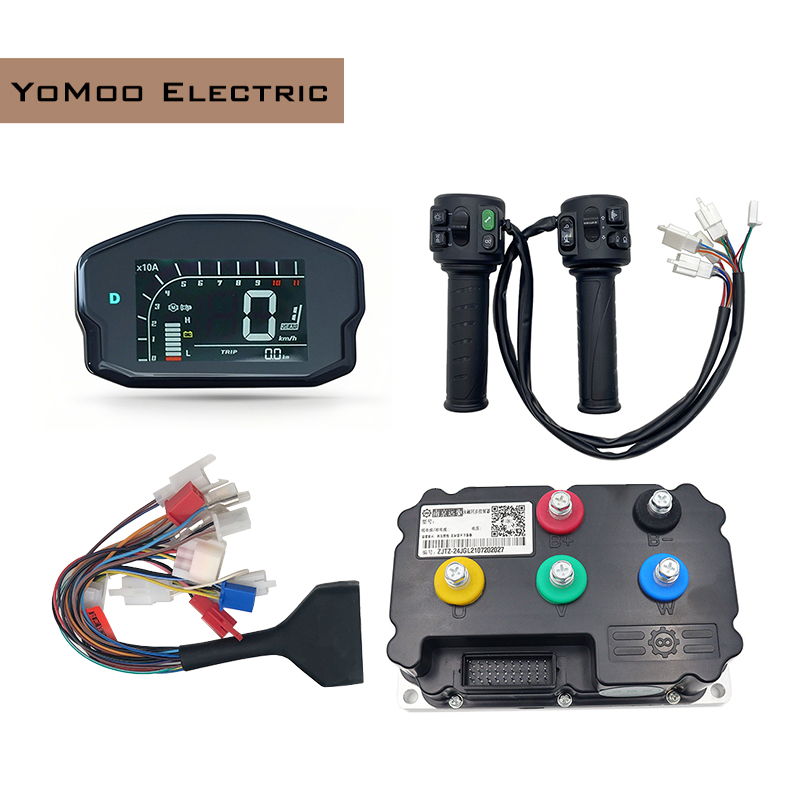Fardriver Nd72850 Controller - Fardriver ND72360/ND72450 48V-72V 3KW BLDC正弦波モーターコントローラー（DKDディスプレイとT08スロットル付き）電動バイク用