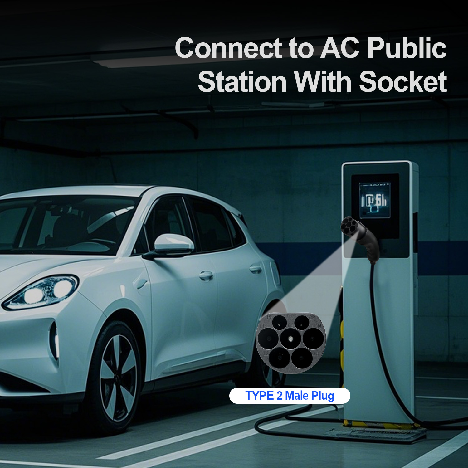 Kolanky EVプラグ タイプ2 オス 1P/3相 充電 - Ev Charger Type 2 22Kw 32A 3 Phase のレビューと価格