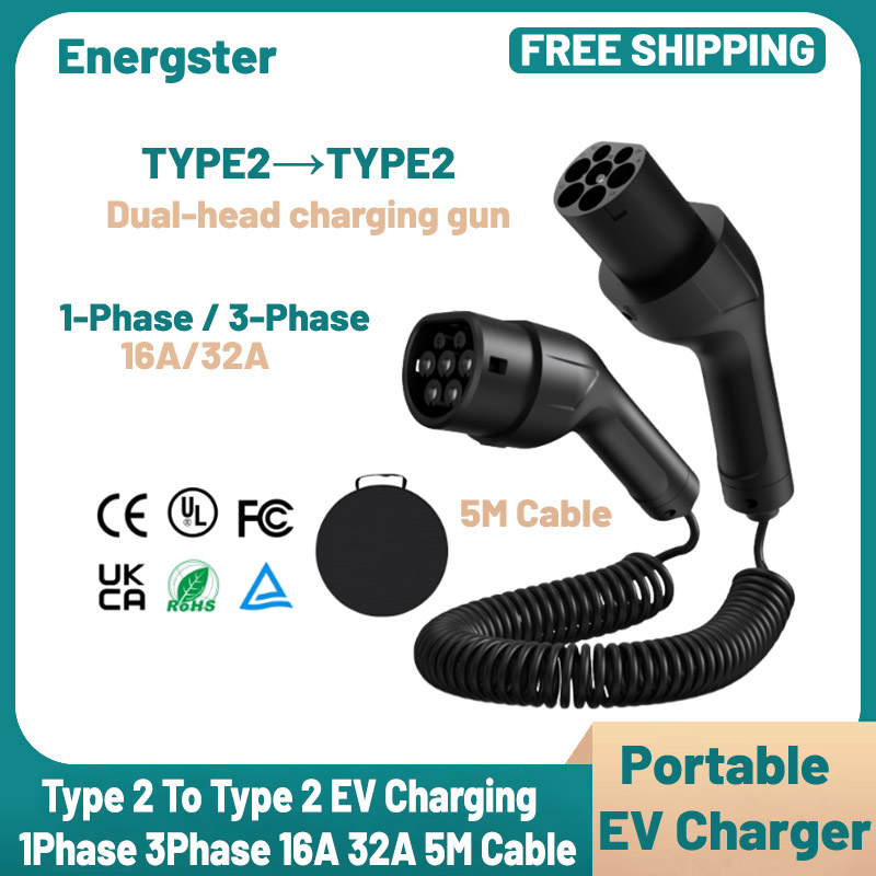 タイプ2-タイプ2 ポータブルEV充電器 1相/3相 16A - Ev Charger Type 2 22Kw 32A 3 Phase のレビューと価格